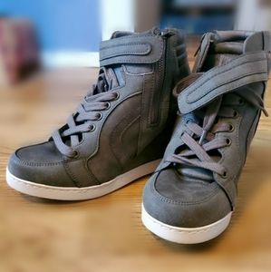 NEVER WORN sneaker/boot wedges